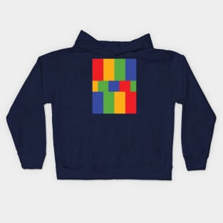 Bright Rainbow Colors Kids Hoodie